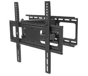 Manhattan Držák TV 32-55" černá / Držák pro TV / Naklápěcí / Otočný 180° / VESA 400x400 / nosnost 50 kg