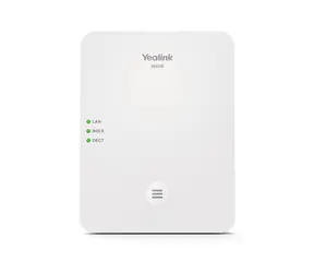 Yealink W80B bílá / IP DECT základna / PoE / Ethernet