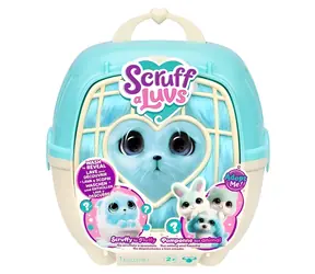 SCRUFF-A-LUVS Plyšové zvířátko s překvapením modrá / Plyšová hračka / 19 cm / od 24 měsíců
