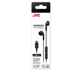 JVC HA-FR17UC černá / Sluchátka do uší / USB-C / mikrofon / IPX2
