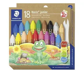 STAEDTLER Voskovky Noris Junior / 18 ks / šestihranné / papírový obal