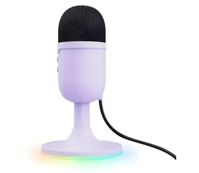 TRUST GXT 234P Yunix fialová / Herní mikrofon / RGB / USB-A / kabel 1,8 m