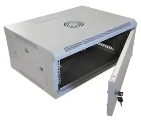 DATACOM 19" rozvaděč jednodílný 4U / hl. 450mm / plechové dveře / nástěnný