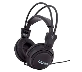 Maxell Home Studio černá / Sluchátka / náušníky / 3,5 mm jack / kabel 5 m
