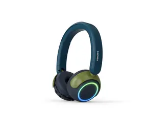 Philips TAK4200CT/00 modrá, zelená / Bezdrátová sluchátka / mikrofon / Bluetooth 5.4 / LED podsvícení