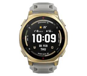Amazfit T-Rex 3 Pro 44mm Arctic Gold / Chytré hodinky / 1,32" AMOLED / 10 ATM / BT 5.2 / NFC / GPS