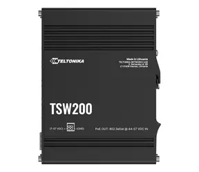 Teltonika TSW200 / Industriální switch / 8x LAN 10/100/1000 / PoE+