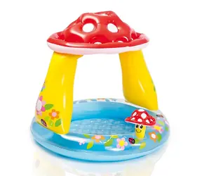 INTEX Nafukovací bazén Muchomůrka se stříškou / 102 x 89 cm / PVC