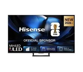 55" Hisense 55U7SE černá / Televize / QLED / 4K UHD / HDMI / Wi-Fi / 40W repro