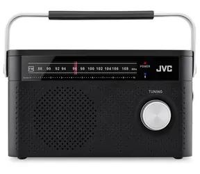 JVC RA-E315B černá / Přenosné rádio / FM / Bluetooth / 5W
