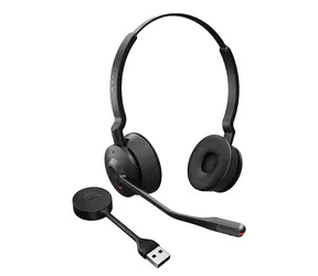 Jabra Engage 55 SE černá / Stereo bezdrátová náhlavní souprava / mikrofon / DECT / USB-A / UC