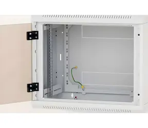 Triton RBA-12-LS6-CAX-A1 / Nástěnný rozvaděč / 12U / 600x595 mm / perforované dveře 80% / RAL 7035
