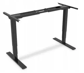 DIGITUS Elektrický rám stolu DualMotor černý / Výškově nastavitelný stůl / 2 motory / 62-127 cm / 100 kg