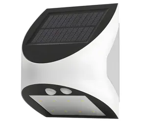 GP MET Lumi bílá / LED solární svítidlo / 240 lm / IP54 / PIR senzor / 4000K