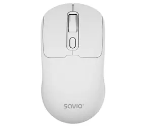 Savio MB-05 bílá / Bezdrátová myš / Bluetooth / 1600 DPI