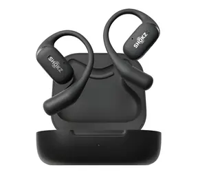 Shokz OpenFit černá / Bluetooth sluchátka / před uši / IP54 / BT5.2 / 7h výdrž