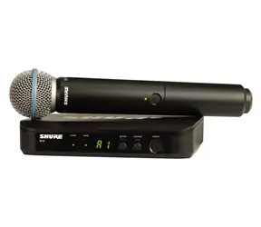 Shure BLX24E/B58-H8E / Bezdrátový vokální systém / Beta 58A / 518–542 MHz / dosah 100 m
