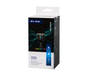 Blow Studiový mikrofon s LED stativem / Mikrofon / USB / Stolní stativ
