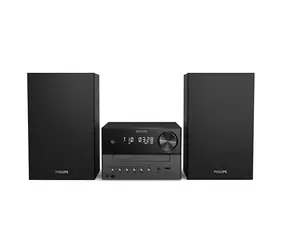 Philips TAM3505M2/12 černá / Mikrosystém / Bluetooth 5.4 / DAB+ rádio / CD/USB / 20 W RMS
