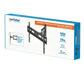 Manhattan Full Motion nástěnný držák TV / Držák pro TV / VESA až 600x400 mm / 37-70" / nosnost 35 kg