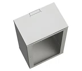 Solarix SENSA-18U-64-11-G / Rozvaděč / Nástěnný / 18U / 400 mm / skleněné dveře / RAL 7035