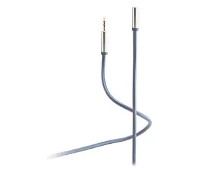Shiverpeaks Flexline modrá / Prodlužovací audio kabel / Jack 3,5 mm / 3 m / kovový konektor