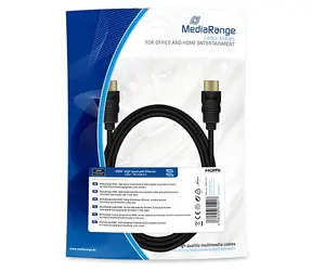 MediaRange / HDMI kabel / High Speed + Ethernet / 2 m / 10,2 Gbit/s / zlacené konektory