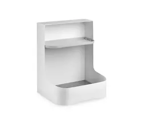 Digitus podstolní organizér bílý / Organizér pod stůl / 33x25,5x40 cm / nosnost 5 kg / ocel, plast