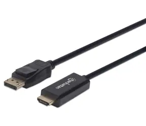 Manhattan DisplayPort - HDMI černá / Kabel / 1 m / 1080p / 60 Hz