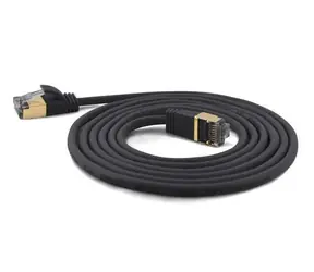 Wantec patch kabel S/FTP CAT7 černá / Patch kabel / CAT6a konektory / 20 m / RJ-45