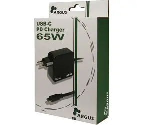 Inter-Tech PD-2065 černá / Nabíječka / USB-C / 65W / PD