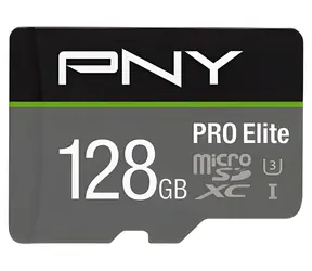 PNY PRO Elite microSDXC 128 GB / Paměťová karta / Class 10 / UHS-I U3 / 100/90 MB/s