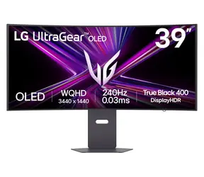 39" LG 39GX900A-B černá / Monitor / OLED / 3440x1440 / 21:9 / 240Hz / 0,03ms / HDMI 2.1 / DP 1.4