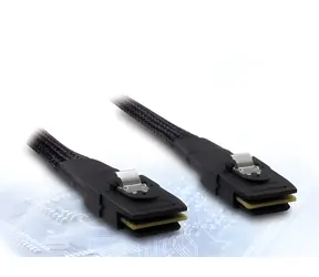 Inter-Tech Kabel SFF-8087 černý / Kabel SAS / SFF-8087 - SFF-8087 / 0,5 m