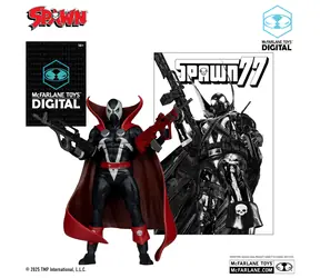 MCFARLANE Sběratelská figurka Spawn s komiksem / Marvel licence / 17,8 cm