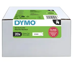 Dymo LW štítky pro zpáteční adresu 32x57 mm / Štítky / bílé / 20 rolí / balení 6 ks