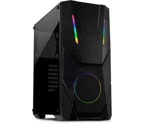 Inter-Tech IT-3303 Hornet černá / Skříň / ATX / průhledná bočnice / 1x 120mm ARGB / bez zdroje