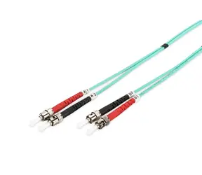Digitus optický patch kabel ST-ST / Optický patch kabel / Multimode OM3 / Duplex / 2 m