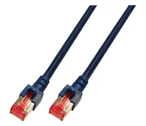 EFB CAT6 S/FTP 10m černá / Patch kabel / RJ45-RJ45 / LSZH
