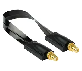 Kabelmeister SMA okenní průchodka černá / Průchodka / SMA-SMA / 50 Ohm / 0,2 m