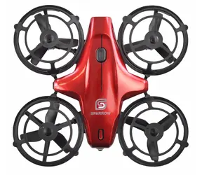 AMEWI Dron Sparrow červená / gestové ovládání / doba letu 6 min / 2,4 GHz / od 8 let