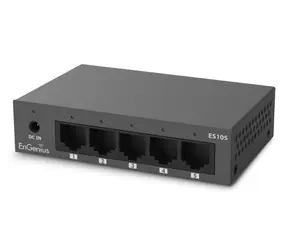 EnGenius ES105 černá / Switch / Unmanaged / 5x Gigabit Ethernet / 10/100/1000 Mbit/s