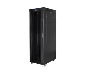 Lanberg FF01 černá / Stojanový rozvaděč / 19" / Šířka 800 mm / Hloubka 1000 mm / 42U / LCD panel / nosnost 1200 kg