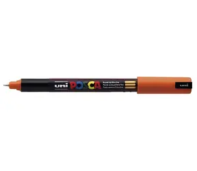 POSCA PC-1MR oranžová / Popisovač / Akrylový / Kulatý hrot 0,7 mm / Rychleschnoucí