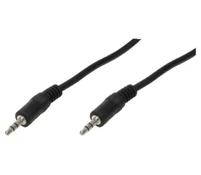 LogiLink Audio kabel Jack 3,5mm - Jack 3,5mm černá / Audio kabel / 10 m