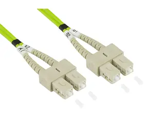 Good Connections SC/SC zelený / Optický patch kabel / OM5 / 50/125 µm / Multi-mode / 0,5 m