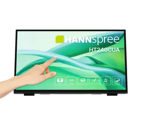 23,8" HANNspree HT240CUA černá / Dotykový monitor / VA / Full HD / 100Hz / HDMI/DP/USB-C