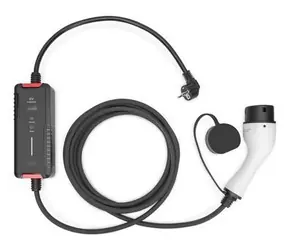 Digitus nabíjecí kabel EV Typ2-Schuko 5m černá / Nabíjecí kabel / Typ2 / Schuko / 16 A / IP55 / 3,7 kW