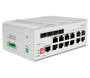 Digitus / Switch / 8portový Gigabit / L2 Managed / 4x SFP Uplink