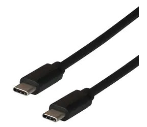 EFB černá / Kabel / USB-C - USB-C / USB 2.0 / 0,5 m / 3 A